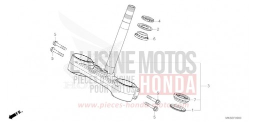 TIGE DE DIRECTION CRF1100A4M de 2021